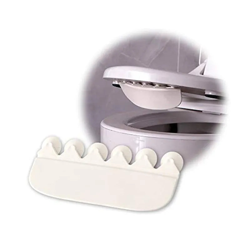 White plastic toilet urine blocking board for children's training and splash prevention