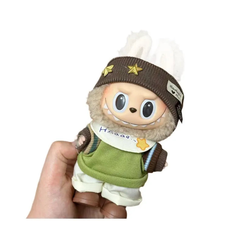 Plastic doll costume for 17cm vinyl figurines with LBB series style options