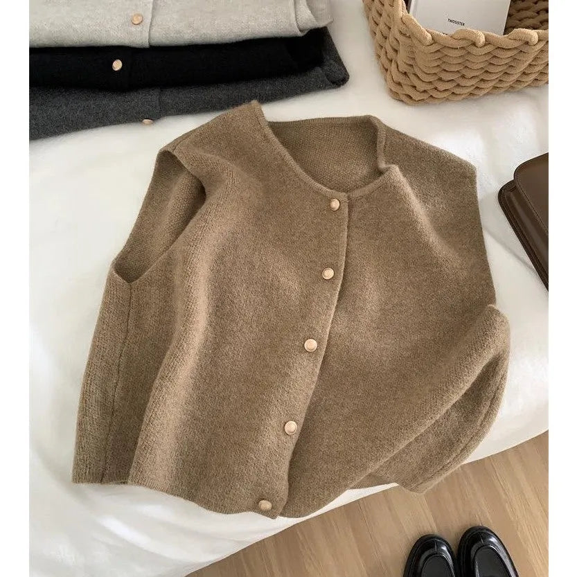 Men's thin polyester half-sleeve vest in smoky grey casual commuting style