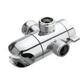Copper shower water distributor joint with connection fittings for plumbing installation