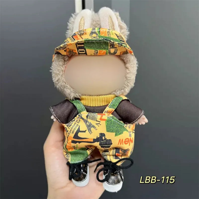 Plastic doll costume for 17cm vinyl figurines with LBB series style options