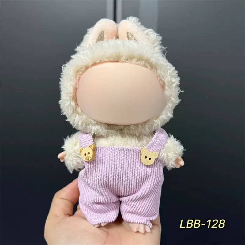 Plastic doll costume for 17cm vinyl figurines with LBB series style options