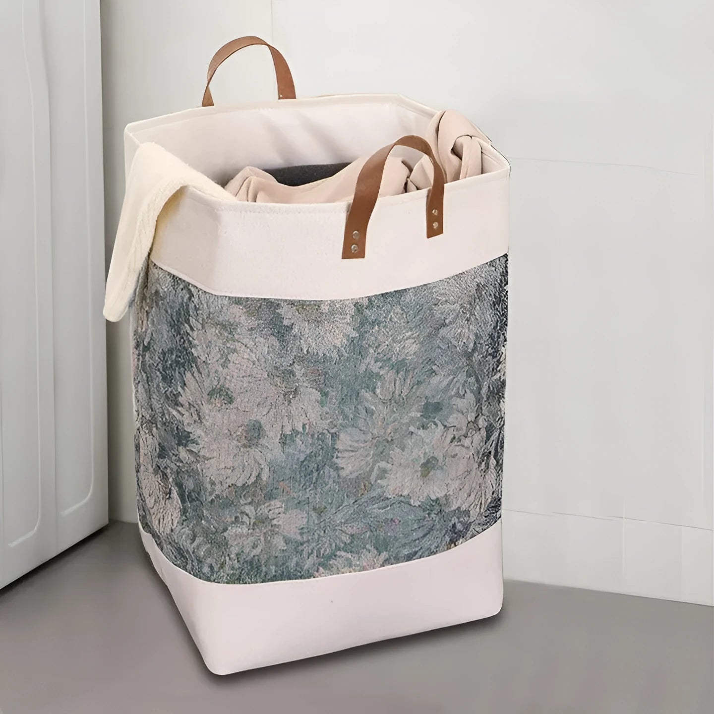35x35x55cm fabric storage box with handles in various colour options for clothes and quilt organisation