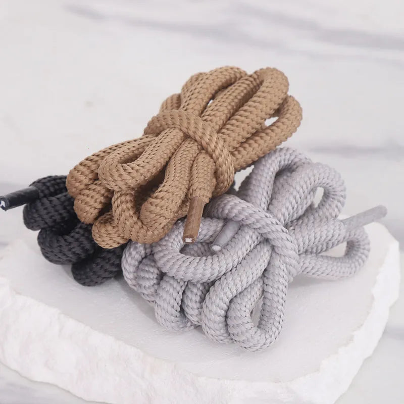 Oval 1.0cm wide polyester adapter rope in multiple colours for sweatshirts, hats, and sneakers.