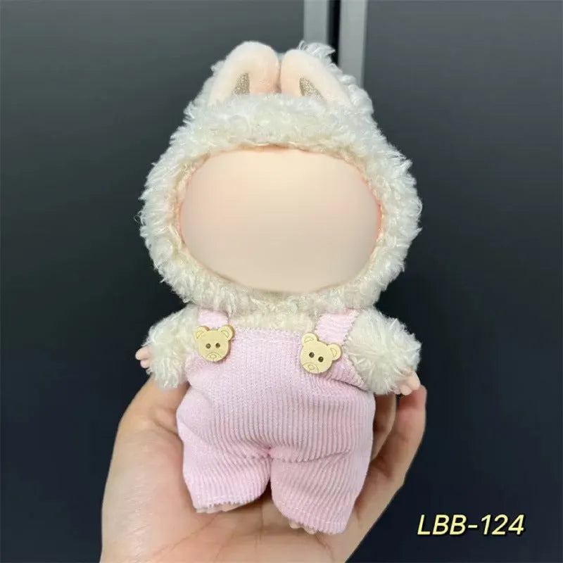 Plastic doll costume for 17cm vinyl figurines with LBB series style options