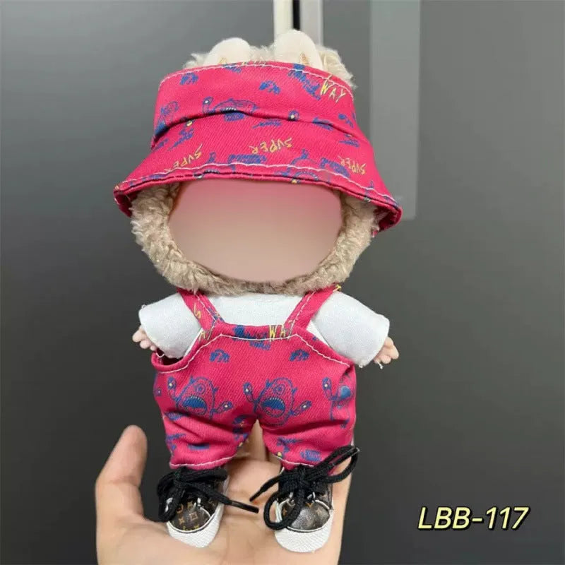 Plastic doll costume for 17cm vinyl figurines with LBB series style options