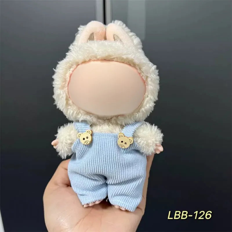 Plastic doll costume for 17cm vinyl figurines with LBB series style options