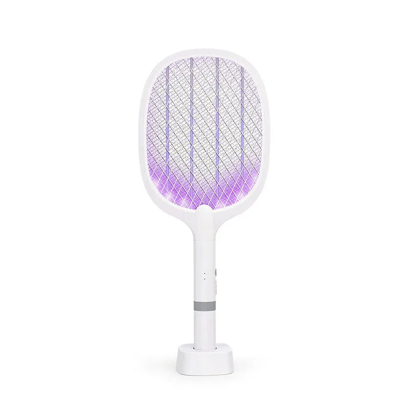 Rechargeable electric mosquito swatter in 996 or 959 colour with USB charging port.