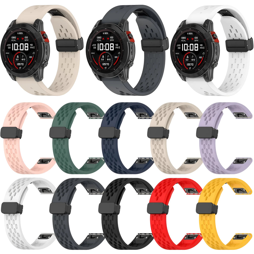 Garmin Fenix quick release nylon watch strap in multiple colours with screwdriver accessory