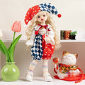 French luxury doll clothes set in 10 colour patterns for teenage dolls aged 7-14 years