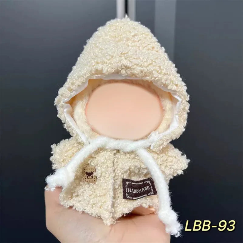 Plastic doll costume for 17cm vinyl figurines with LBB series style options