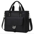 Cube style hiking picnic bag with portable belt and removable shoulder strap in Oxford cloth