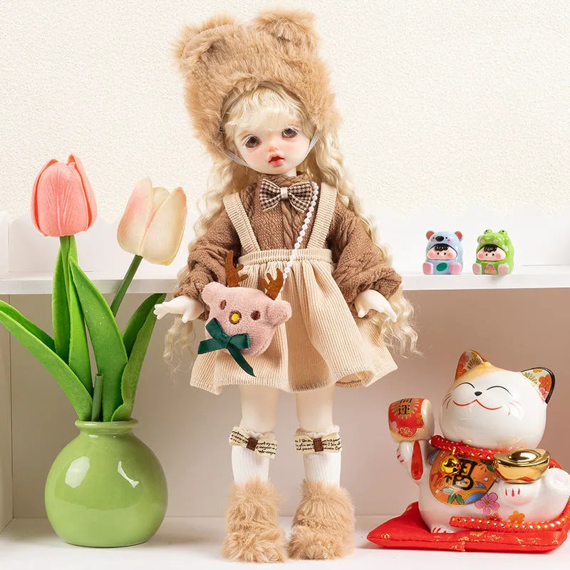French luxury doll clothes set in 10 colour patterns for teenage dolls aged 7-14 years