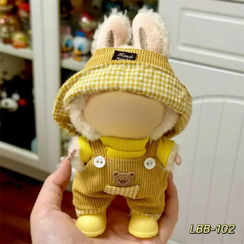 Plastic doll costume for 17cm vinyl figurines with LBB series style options