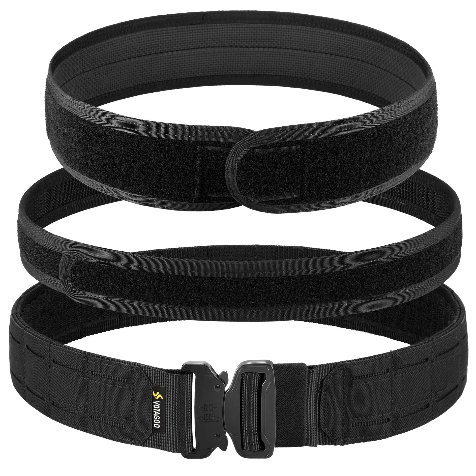 VOTAGOO 2-inch wide tactical duty belt with automatic buckle in CP camouflage colour.