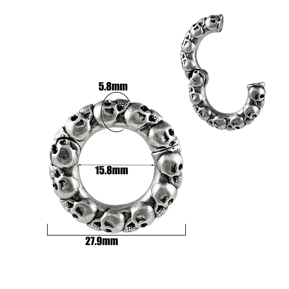 Totem pattern stainless steel fashion earrings with electroplated finish in multiple colour options