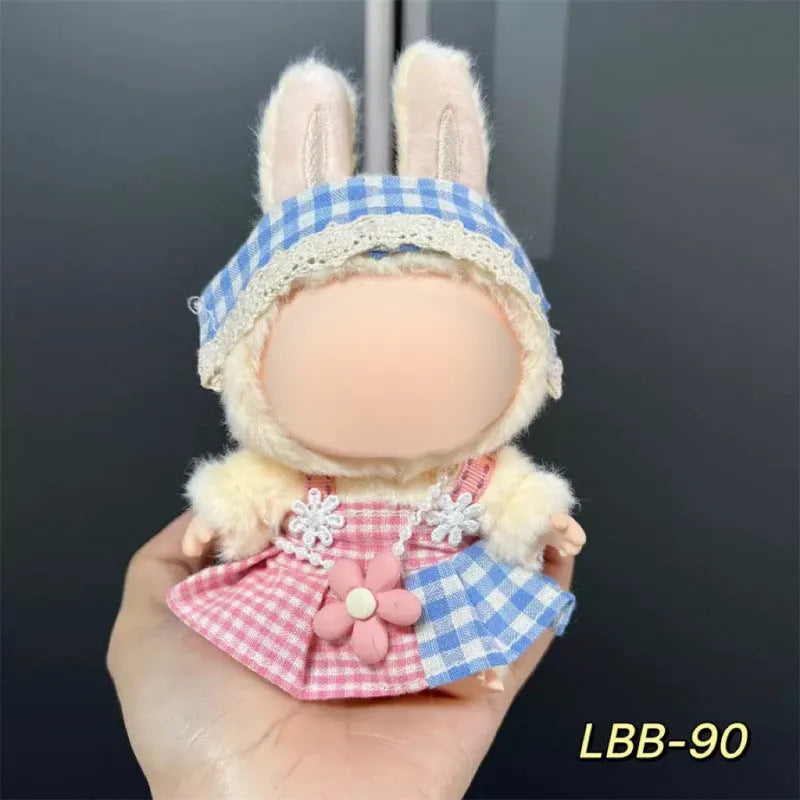 Plastic doll costume for 17cm vinyl figurines with LBB series style options