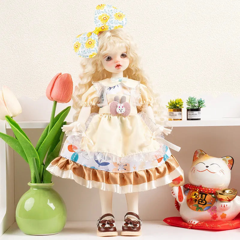 French luxury doll clothes set in 10 colour patterns for teenage dolls aged 7-14 years