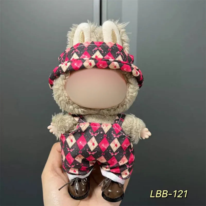 Plastic doll costume for 17cm vinyl figurines with LBB series style options
