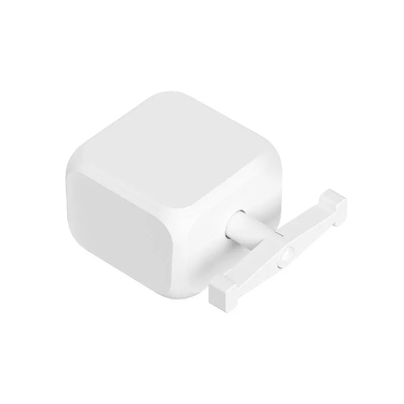 White Bluetooth rocker arm finger robot remote control measuring 53x29x14mm with thumb-operated interface