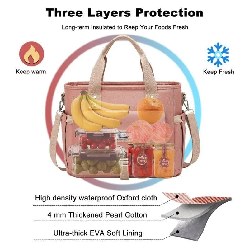Cube style hiking picnic bag with portable belt and removable shoulder strap in Oxford cloth