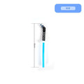 Plastic portable straw with suction tube for outdoor hydration during mountain climbing and biking