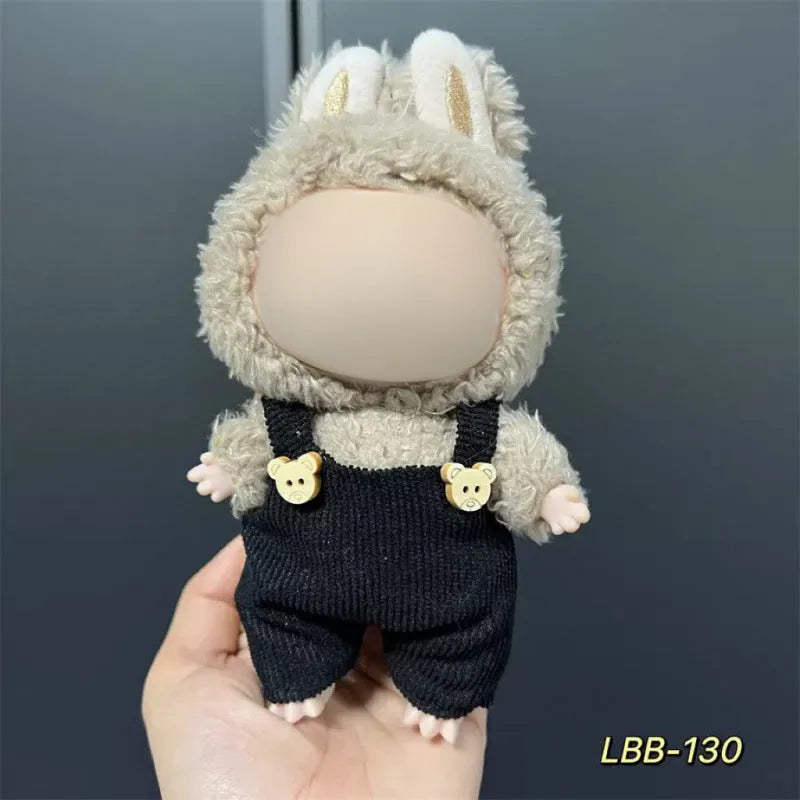 Plastic doll costume for 17cm vinyl figurines with LBB series style options