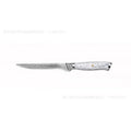 Damascus chef's knife with 21cm VG10 steel blade and modern handle