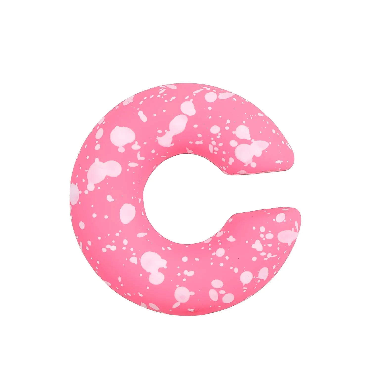 Matte finish geometric C-shaped clip-on earrings in candy colours for women without pierced ears