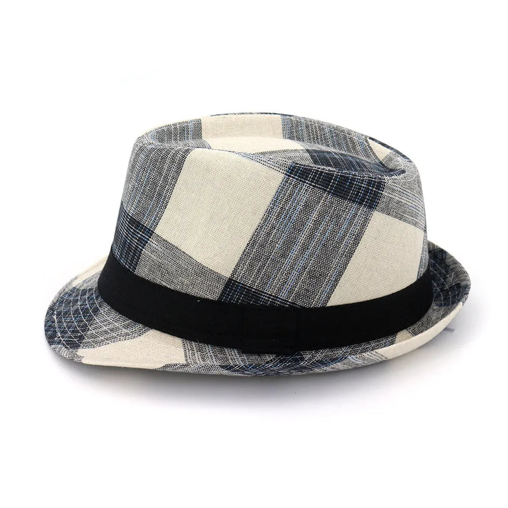 Blue bell crown sun hat with 4.5cm brim for outdoor sun protection