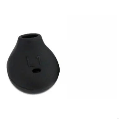 Black silicone earphone sleeve for Galaxy S6 Edge models G9200 G9250 G920A