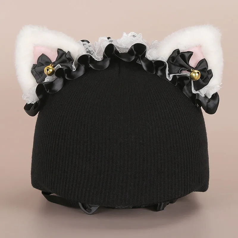 Plush fabric cartoon character helmet cover for cosplay in size M with multiple style options