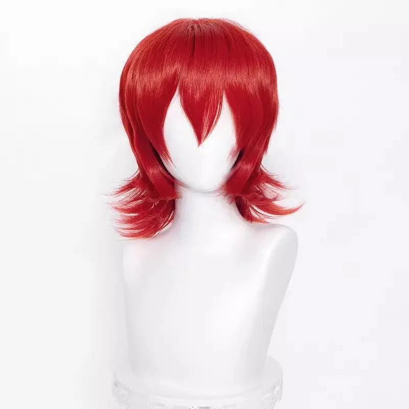 Short hair cosplay wig for men with anti-curling construction in various colour options