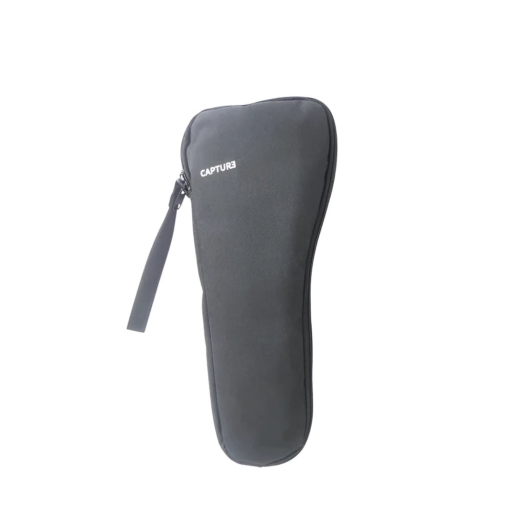 Black cloth storage bag for mobile phone stabilizer accessories and camera equipment organisation
