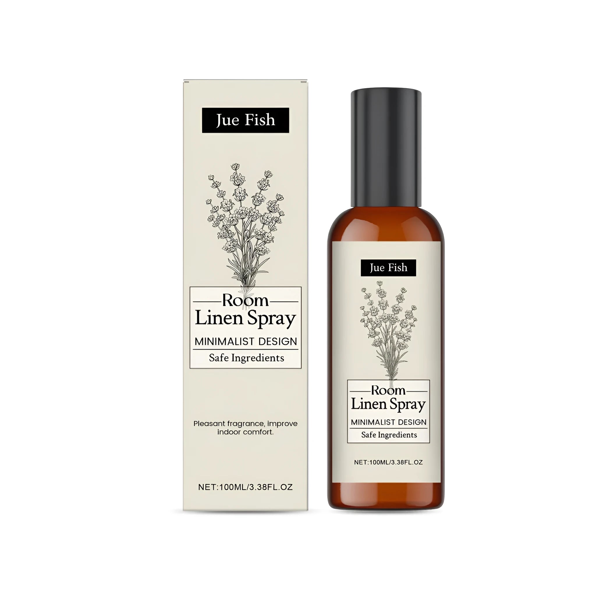 100ml indoor fragrance spray bottle with lavender formula for room scenting