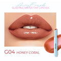 Waterproof moisturising lipstick stick in 1.8g size with six colour shade options
