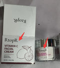 30g Vitamin C face cream in white 6x6x5.2cm tub with universal skin type labelling