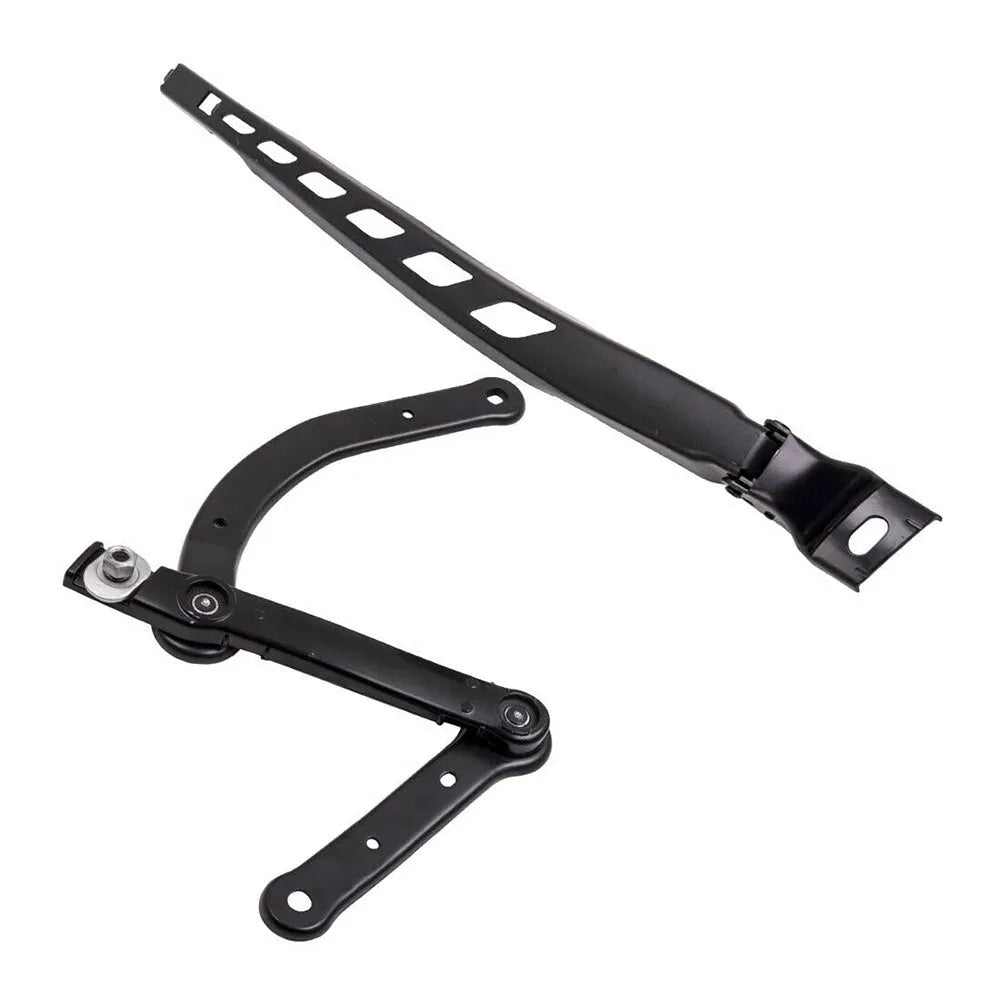 Steel front right windshield wiper arm for BMW 5 Series E60 showing mounting point and arm structure