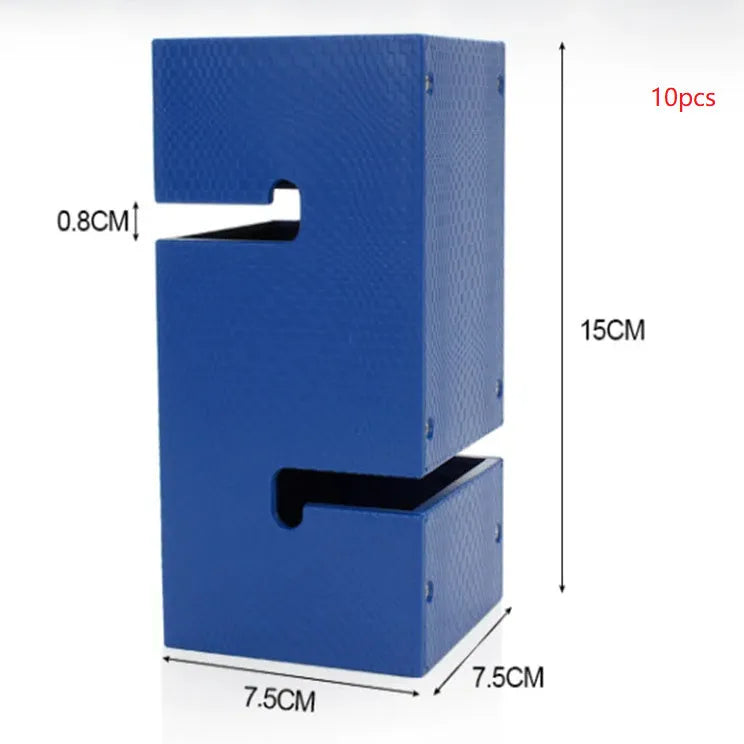Set of coloured ABS plastic tower blocks with pull ropes and metal hook frame for outdoor team building games.