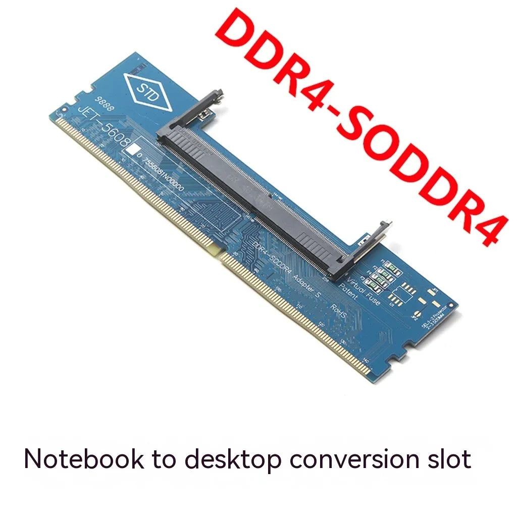 DDR4 laptop memory to desktop adapter card with anti-static bag