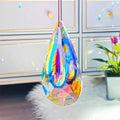 Rainbow colour electroplated crystal pendant Christmas tree garden decoration