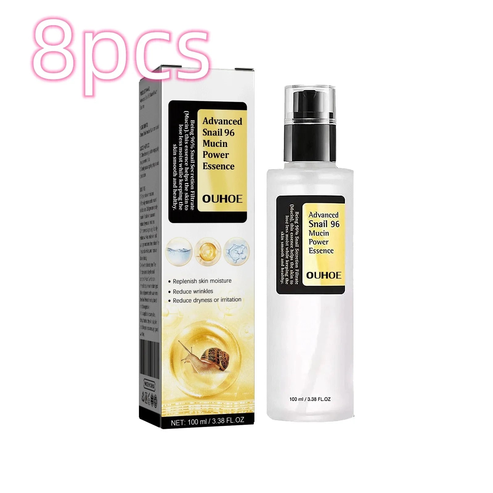 100ml Snail Serum Collagen Facial Serum Original bottle for hydrating and firming skin