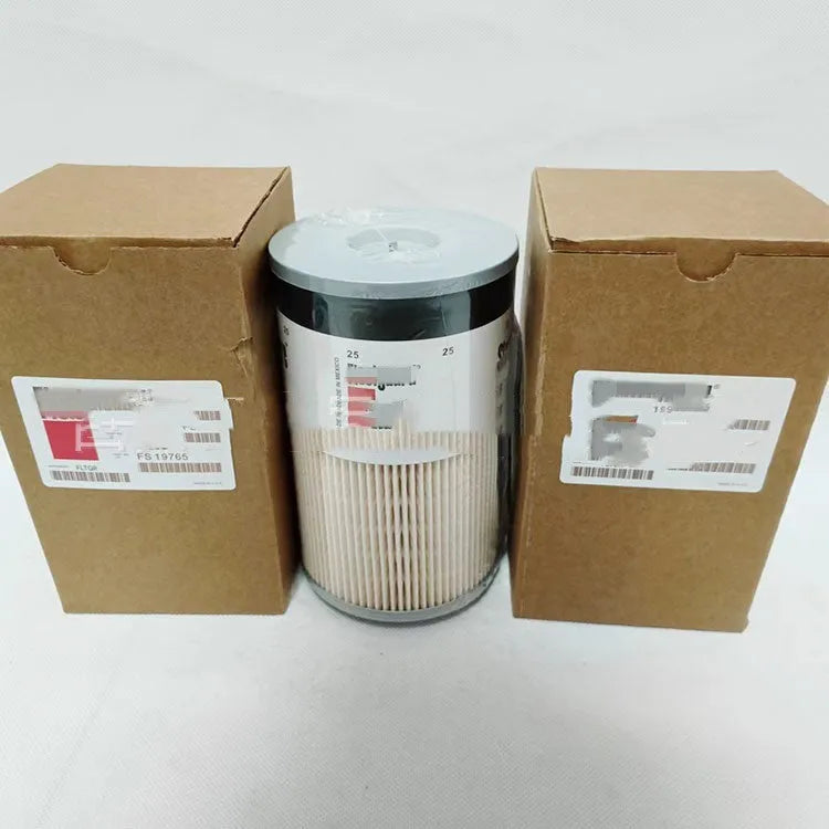 FS19764 diesel fuel filter with 10mm connections for generator fuel systems