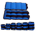 Pair of Oxford cloth legging sandbags for track and field running training in six weight options