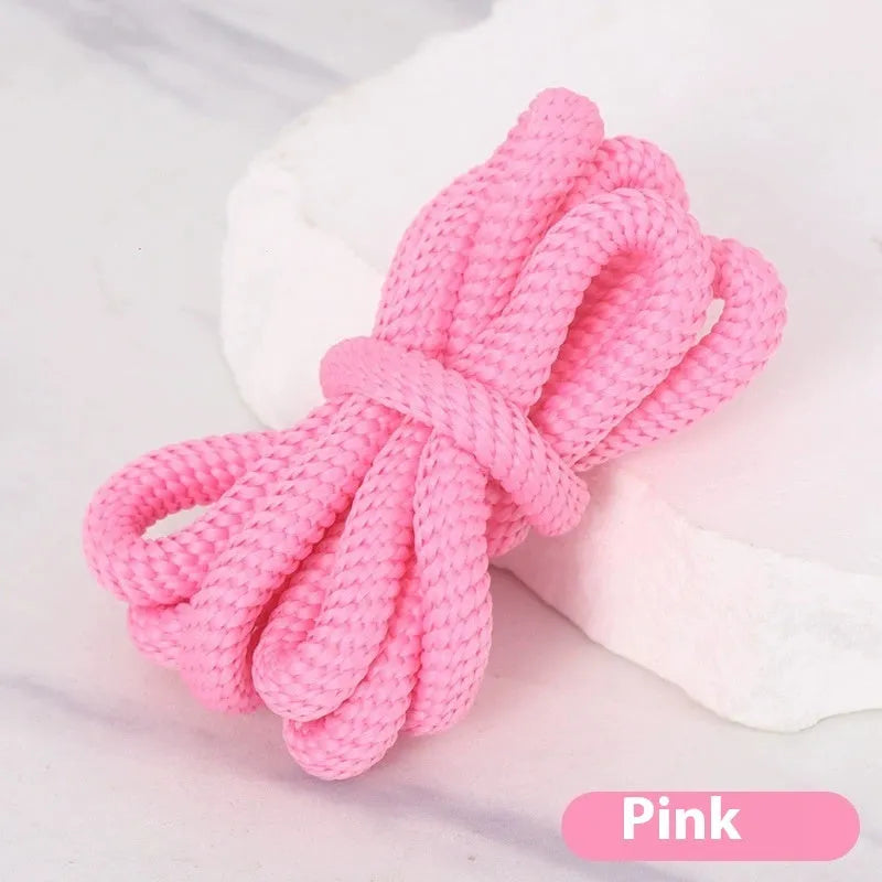 Oval 1.0cm wide polyester adapter rope in multiple colours for sweatshirts, hats, and sneakers.