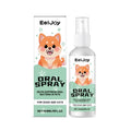 120ml bottle of pet oral spray with chlorhexidine and mint extract for dogs and cats
