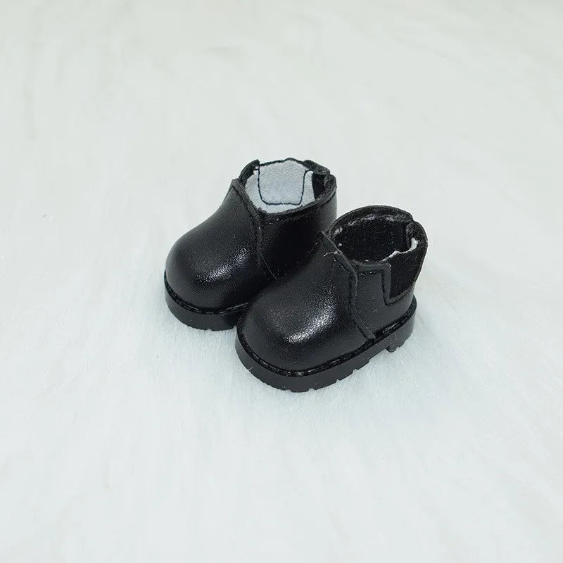 17CM doll replacement shoes in multiple styles including black boots and leather designs