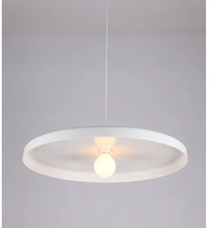 Aluminium alloy bar chandelier for restaurants in black or white, shown in 35cm, 50cm, and 60cm sizes.