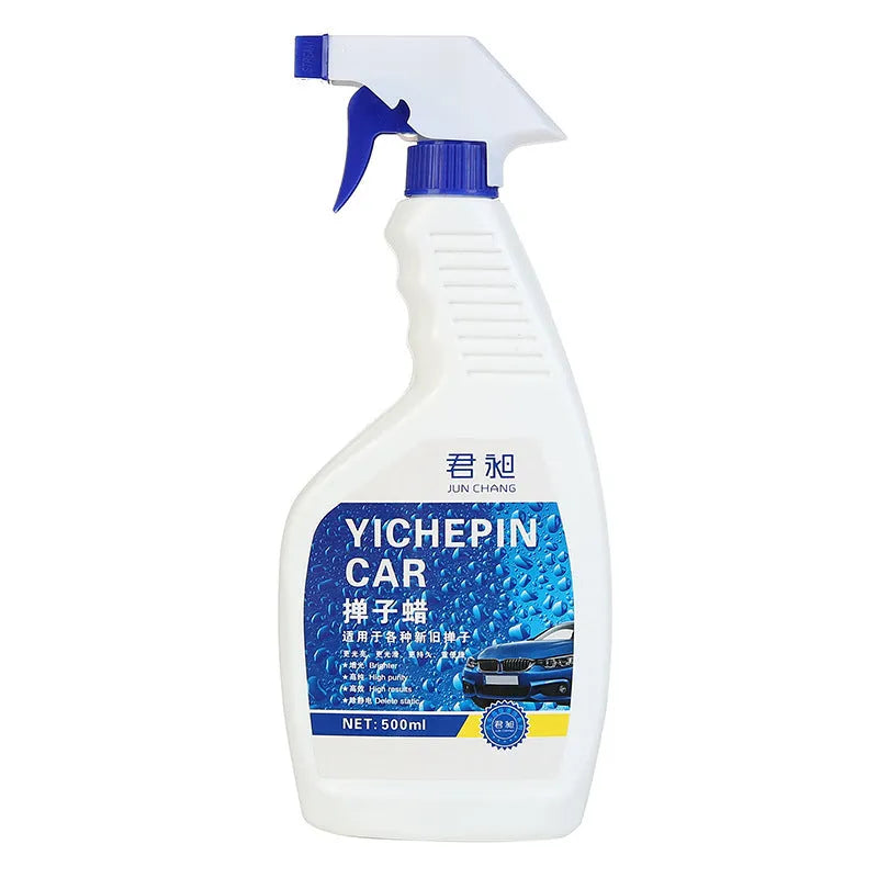 500ml car dust wax sprayer bottle with powdered spray wax for paint maintenance
