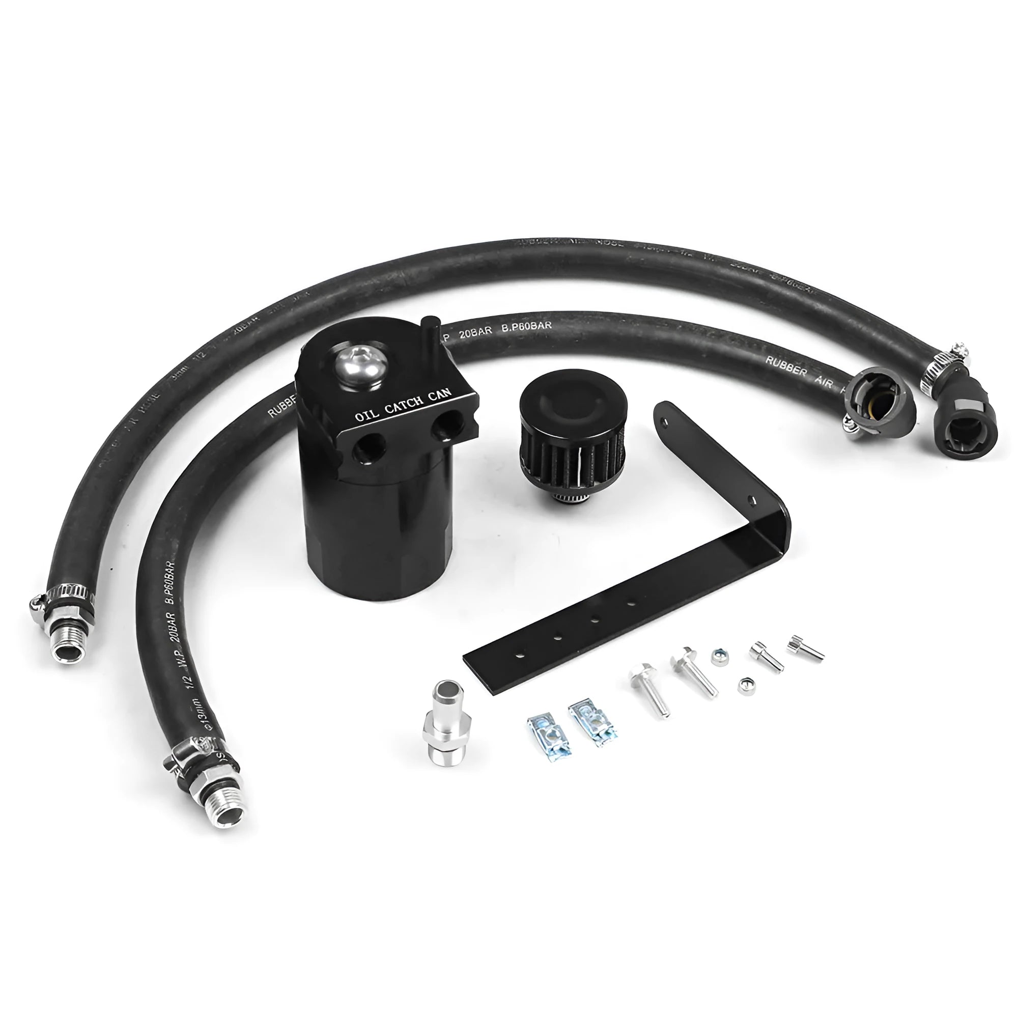 Aluminum alloy oil separator kit for Ford Expedition vehicles in four colour options